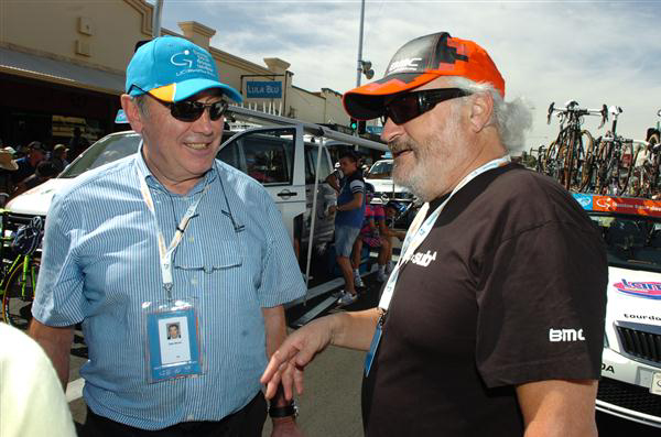 Eddy Merckx and Andy Rihs